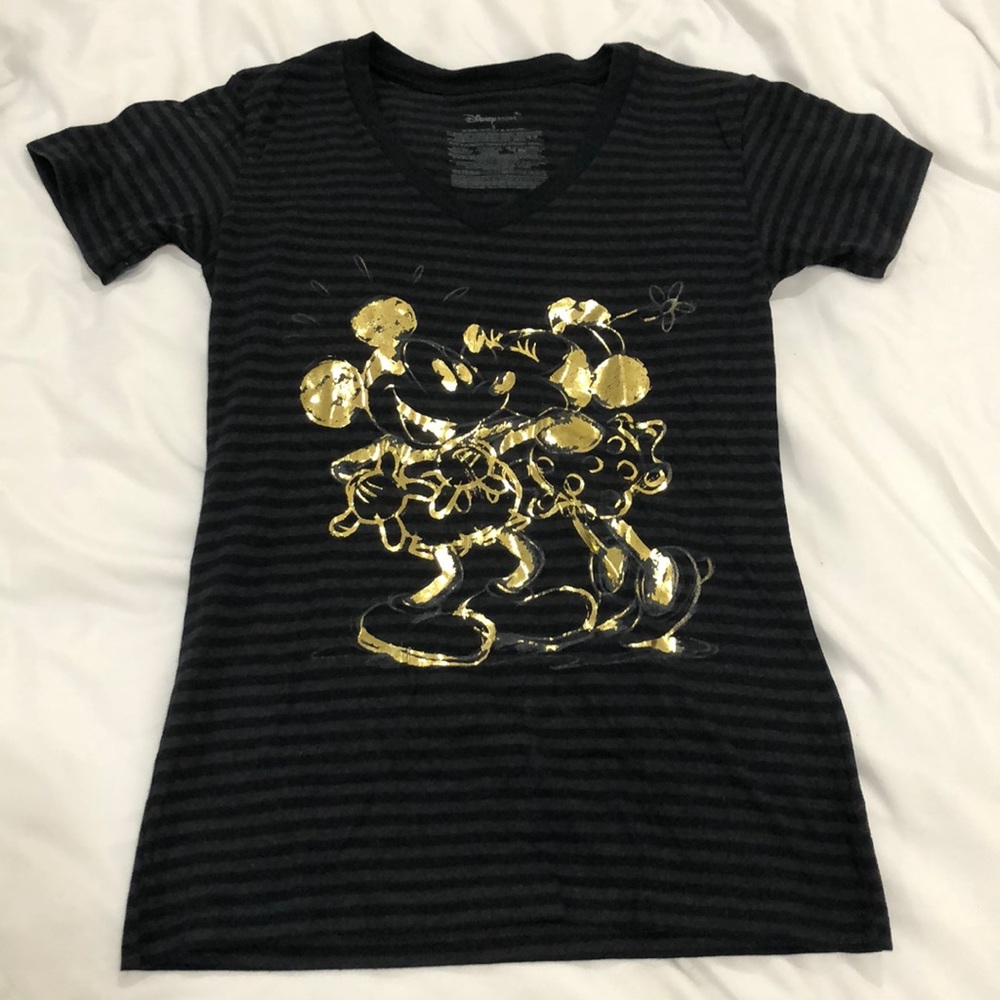 Mickey & Minnie Striped Shirt